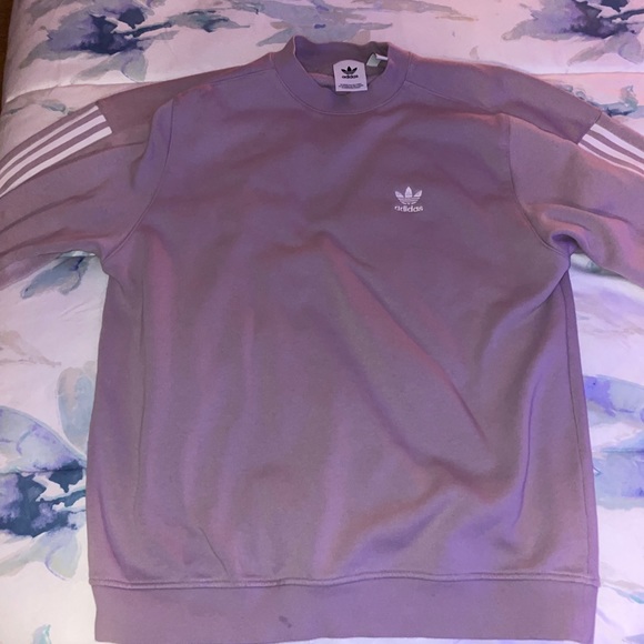 adidas light purple sweatshirt - Picture 1 of 3